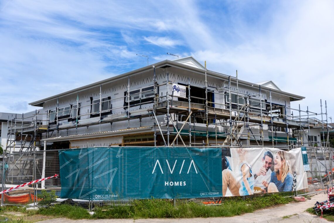 Avia Homes - Construction in progress